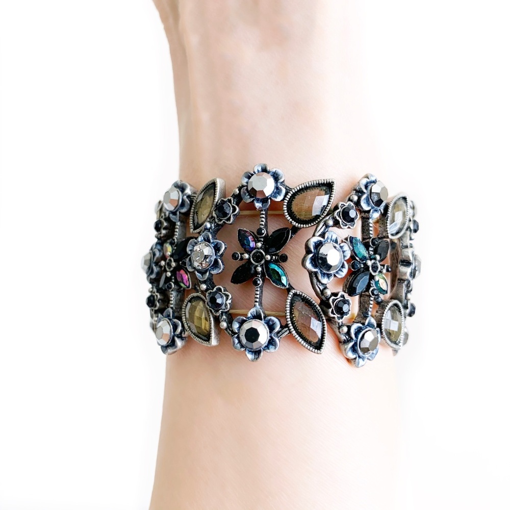 Multi-color Rhinestone Bracelet - Picture 2 of 3